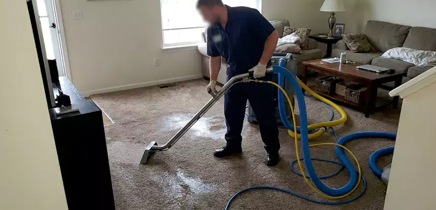 Flooded Basement Carpet Cleanup Duluth